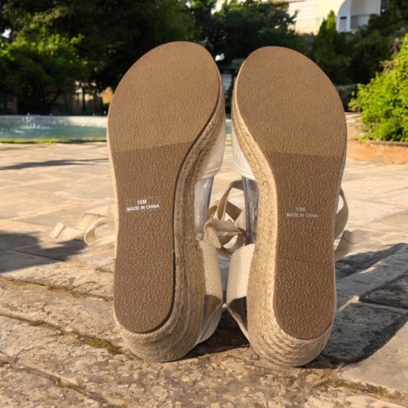 Monroe & Main Espadrille Sandals size 10 - Picture 6 of 10